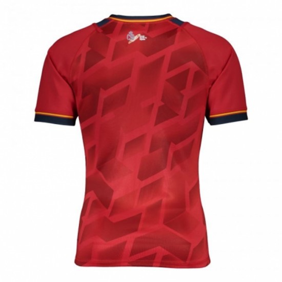 Camisola Espanhola Rugby Equipamento Primeiro 2021 Manga Curta